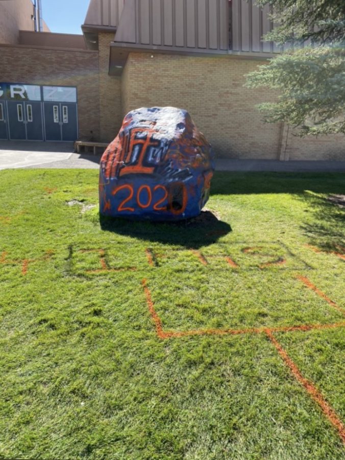 The Skyline rock after IF tagged it 